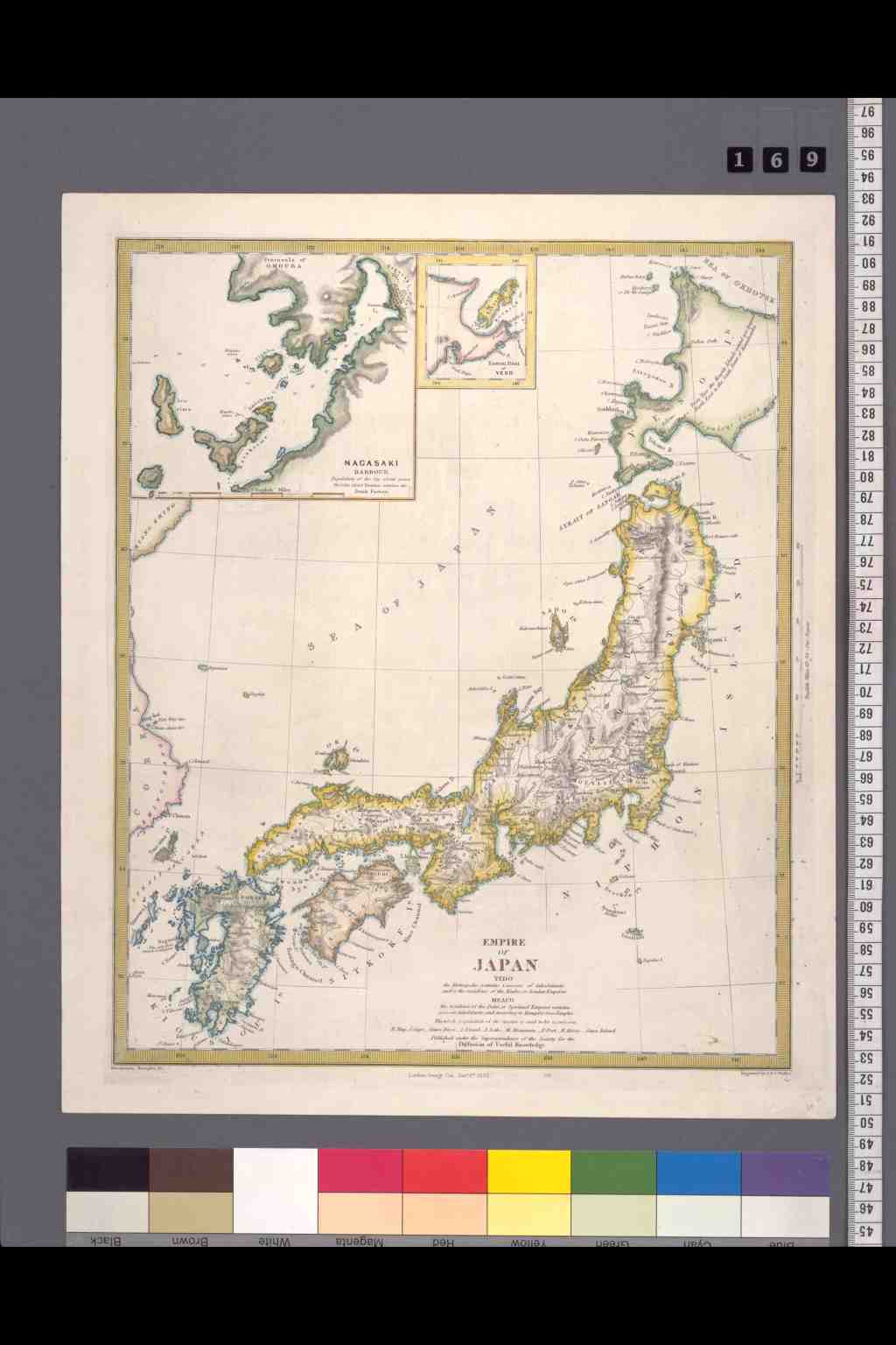 西洋古版日本地図一覧 - 1800年代