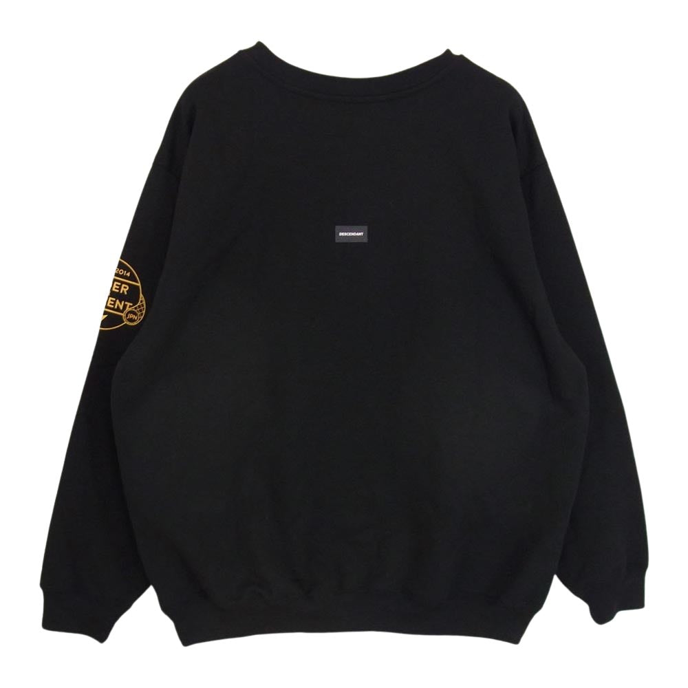 DESCENDANT ディセンダント 21AW TEAM CREW NECK SWEATSHIRT ロゴ