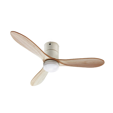 Modern Collection LED シーリングファン DCモーター REAL wood blades
