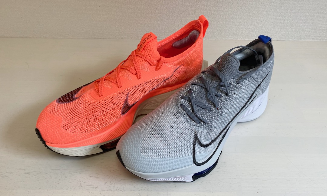 ナイキ アルファフライとテンポネクストの違いを比較・走り比べての