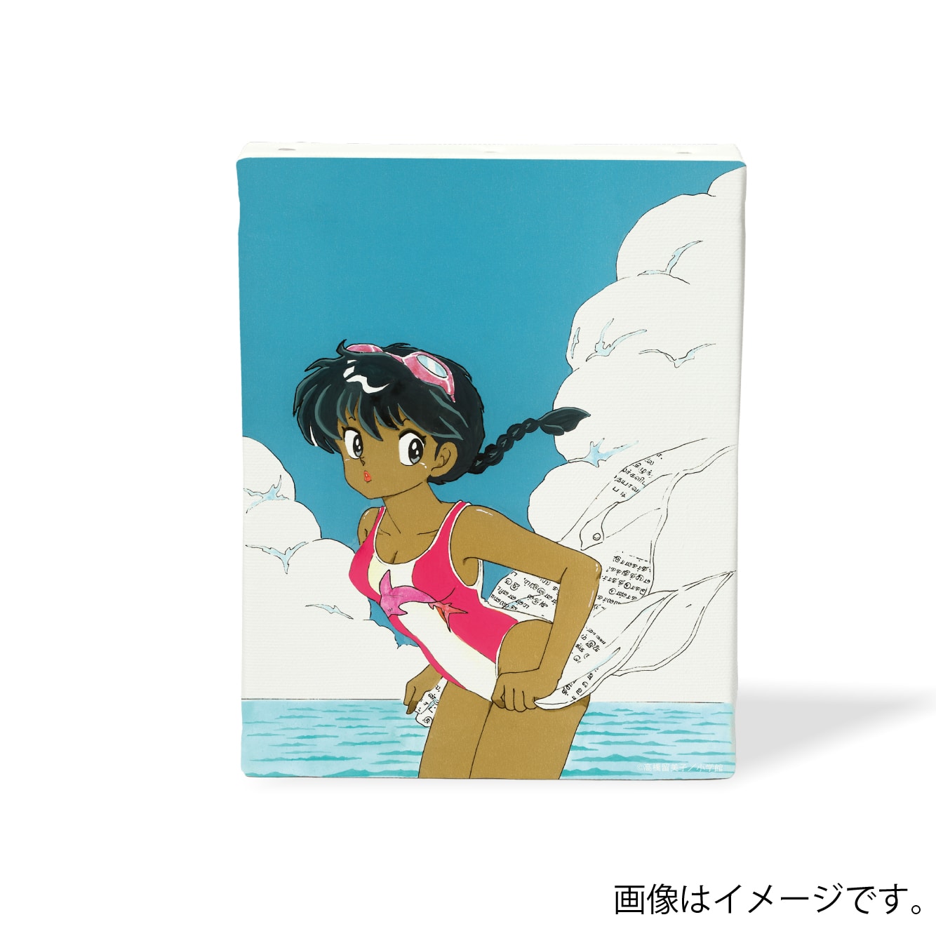 らんま1/2複製原画デジタルサイン入り、シリアルナンバー入り