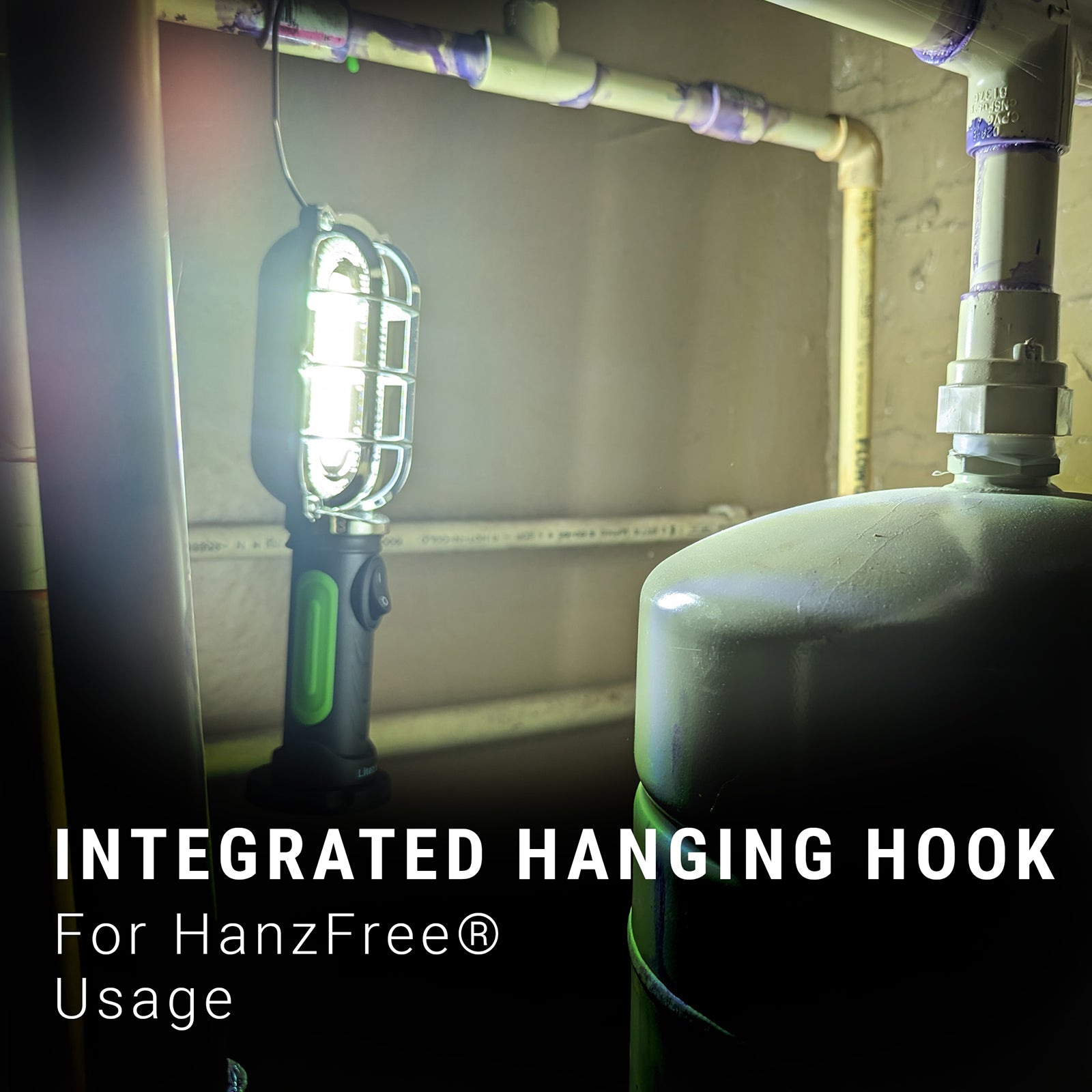 LitezAll LED Classic Style Hand Light with Hook and Magnet - LitezAll