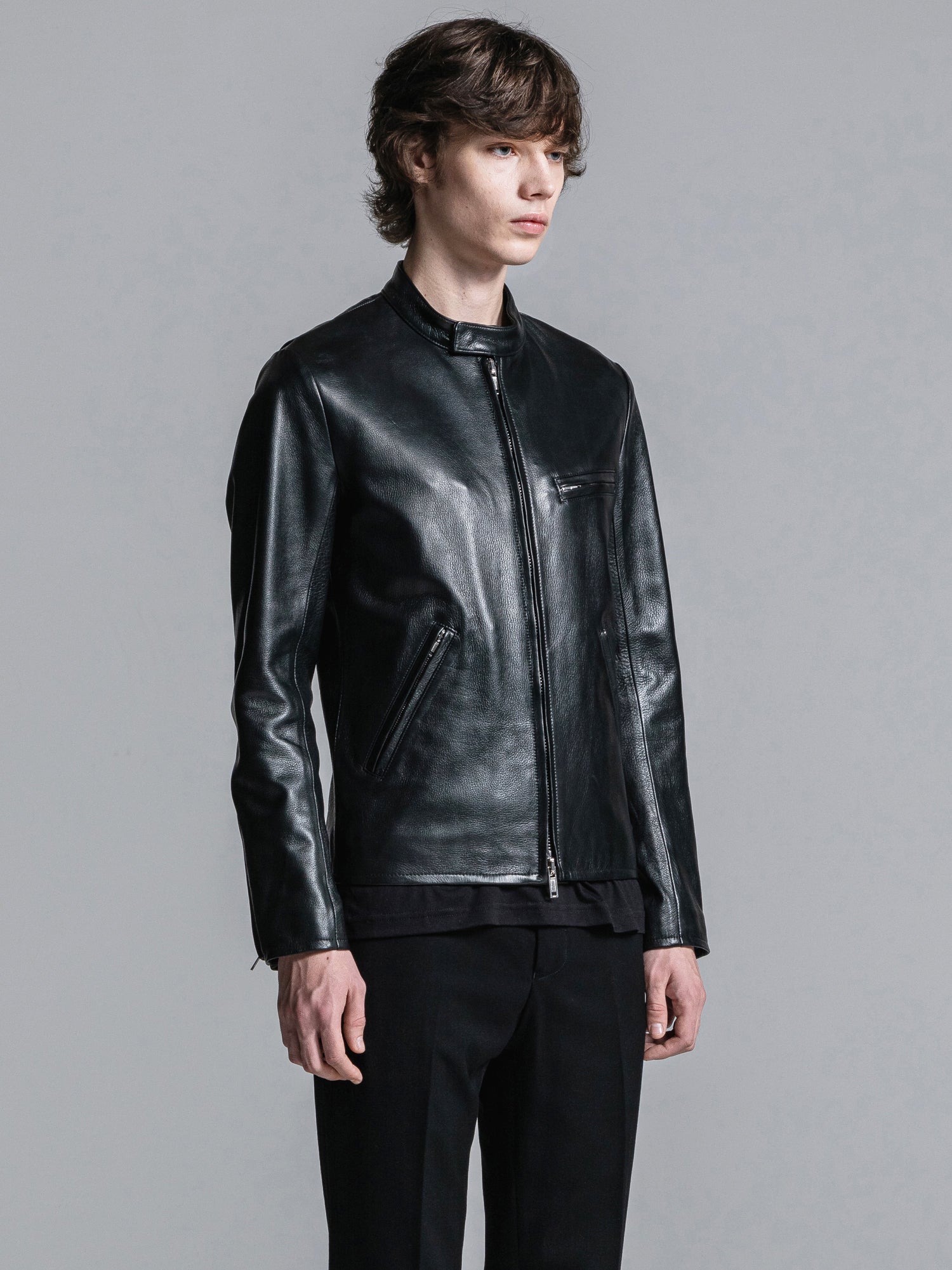LEATHER SINGLE RIDERS JACKET | レザーシングルライダースジャケット