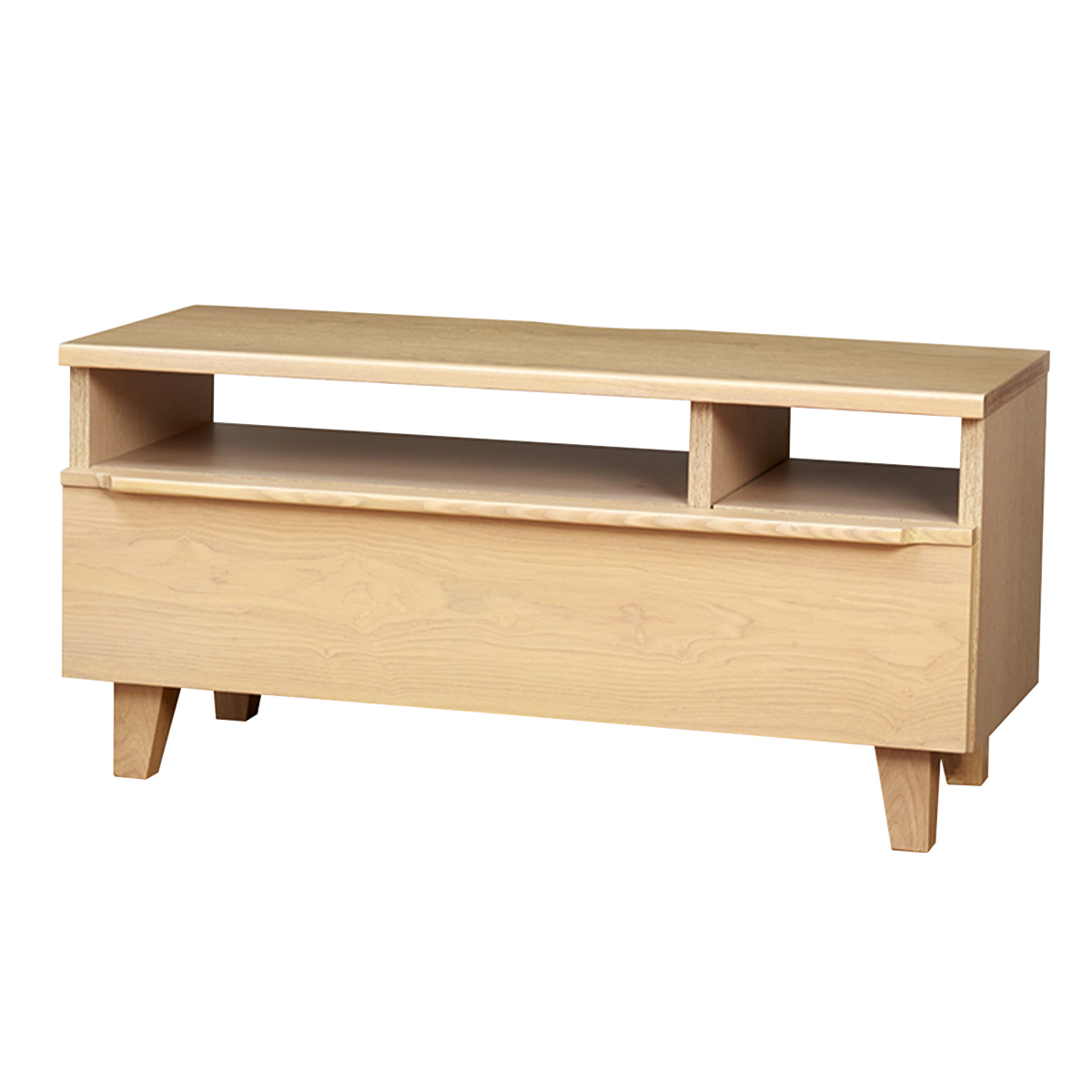 テレビ台 幅90cm ローボード 北欧風 突板仕上げ CROSS （ 開梱設置