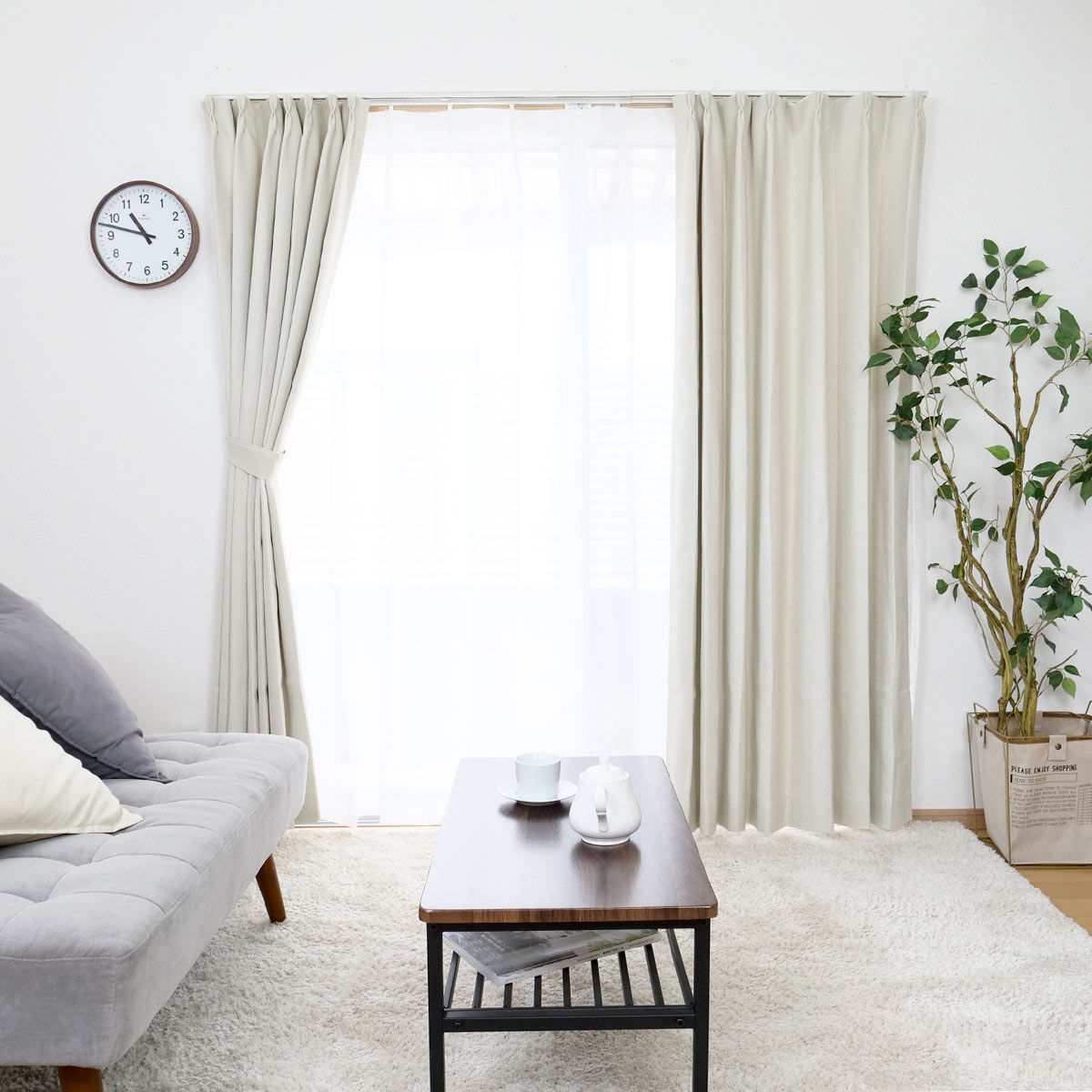 dショッピング |カーテン 防炎 2級遮光カーテン 幅200×丈135～240cm 1