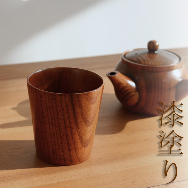 美品】良岳氏作 木製コーヒーカップ けやき・花梨（2脚セット） Amazon