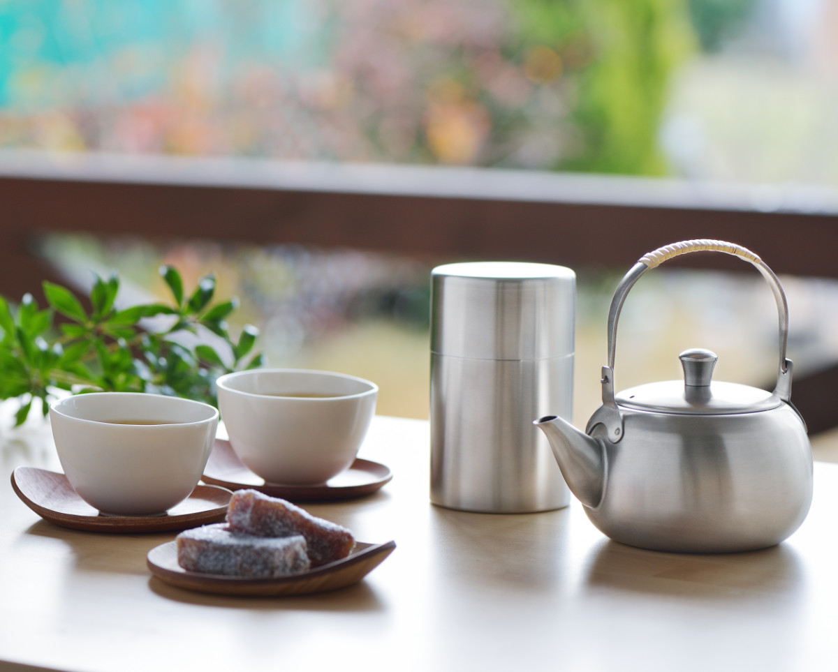 急須 500ml 翠 横手 ステンレス （ きゅうす ティーポット ステンレス