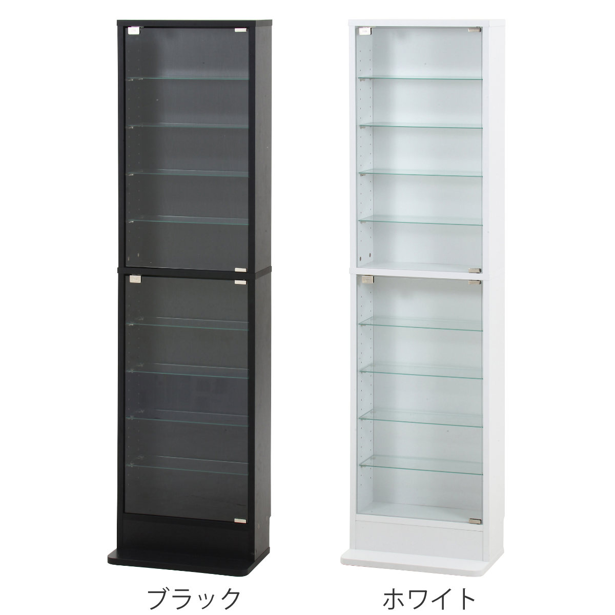 コレクションケース 幅48.5cm TOR ハイタイプ ガラス扉 （ ラック 棚