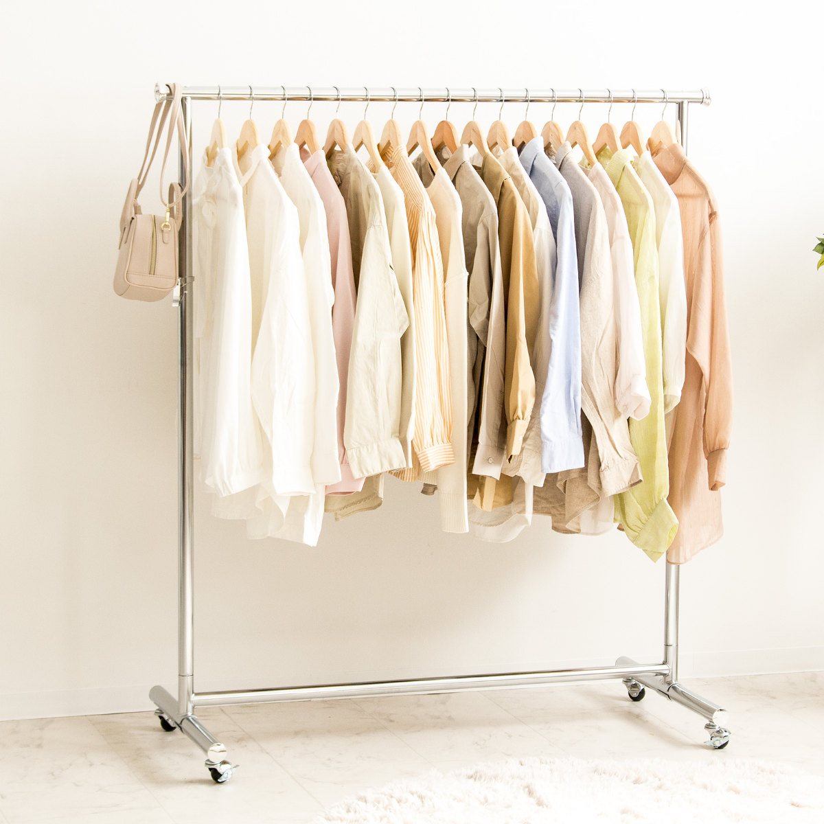 ハンガーラック 高耐荷重 幅120cm （ パイプハンガー 頑丈 耐荷重100kg