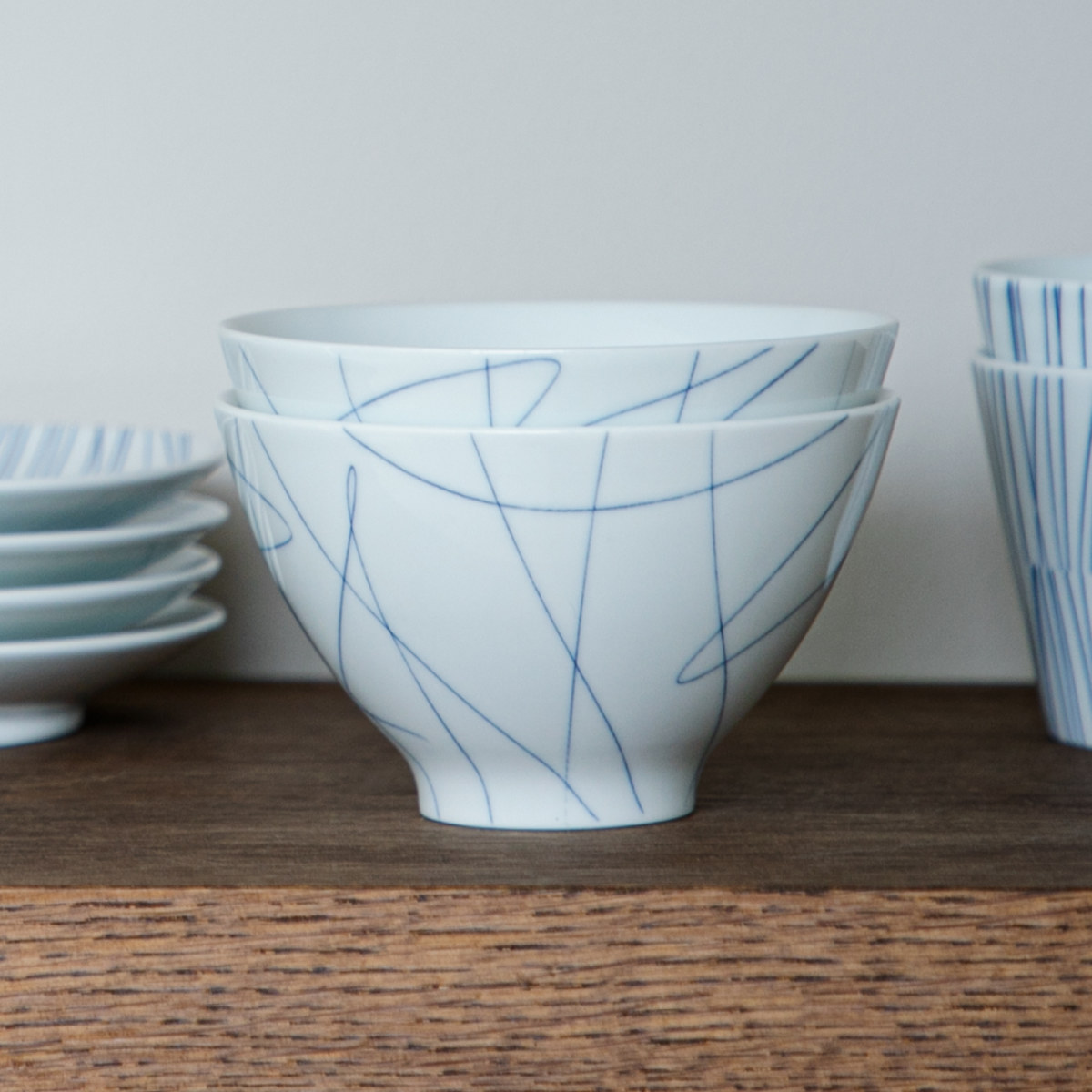 KINTO キントー HIBI 茶碗 115mm （ 11.5cm ヒビ 磁器 波佐見焼 お茶碗