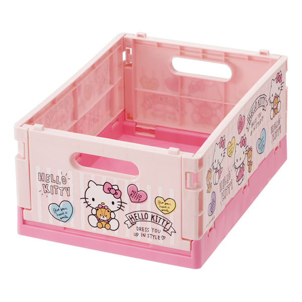 dショッピング |折りたたみコンテナ S ハローキティ コンテナ 収納