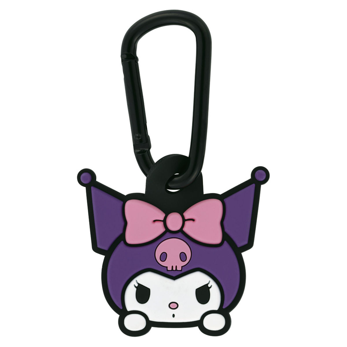 キーホルダー ラバーマスコット付き カラビナ クロミ （ マイメロ