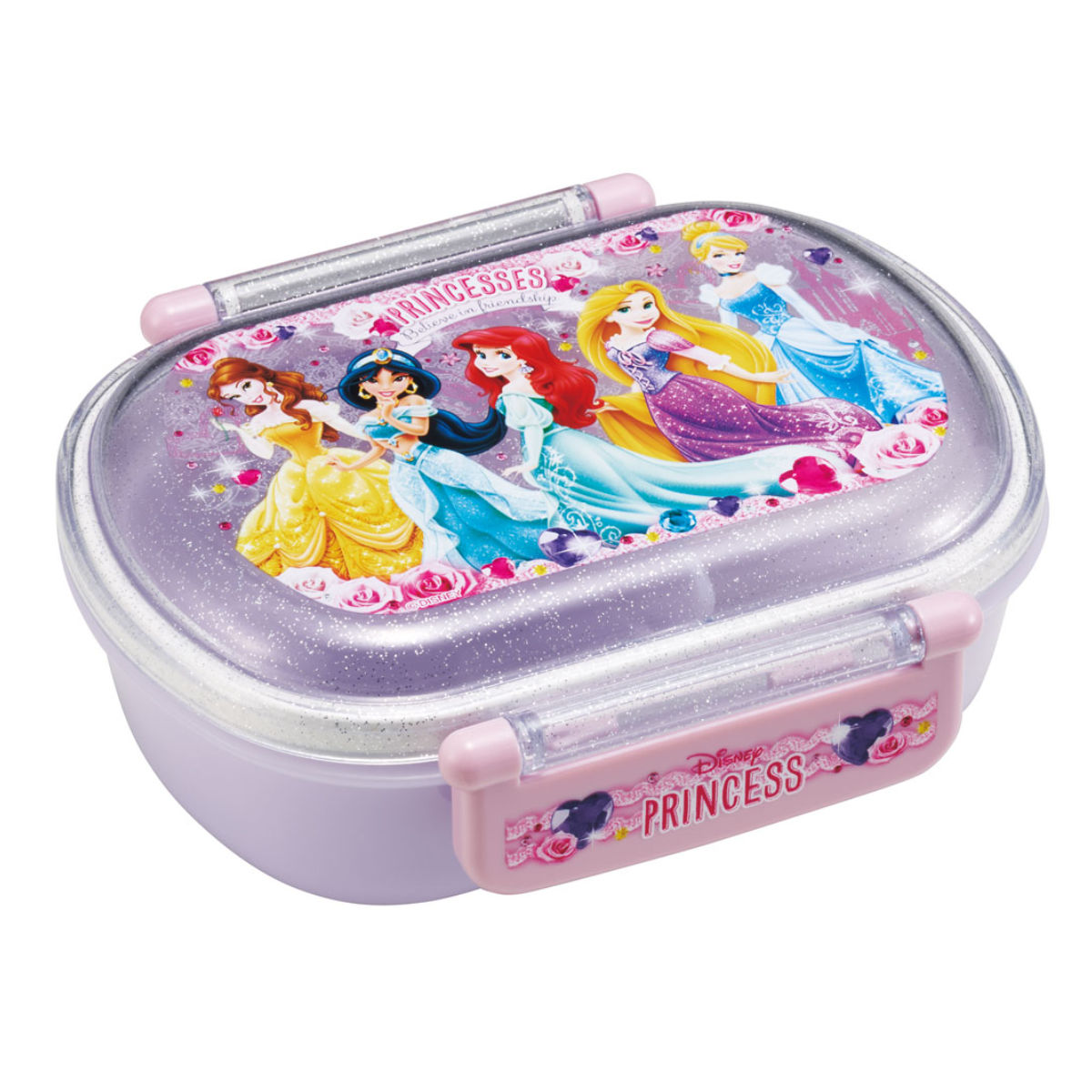 お弁当箱 抗菌ふわっとタイトランチ 1段 360ml プリンセス24