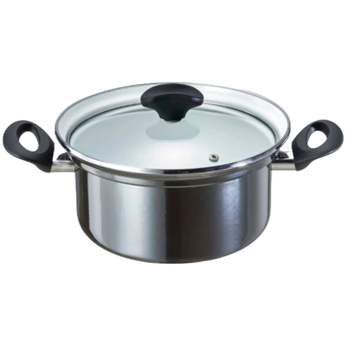 両手鍋 20cm IH対応 オニキス ホーロー製 （ ガス火対応 両手なべ 蓋