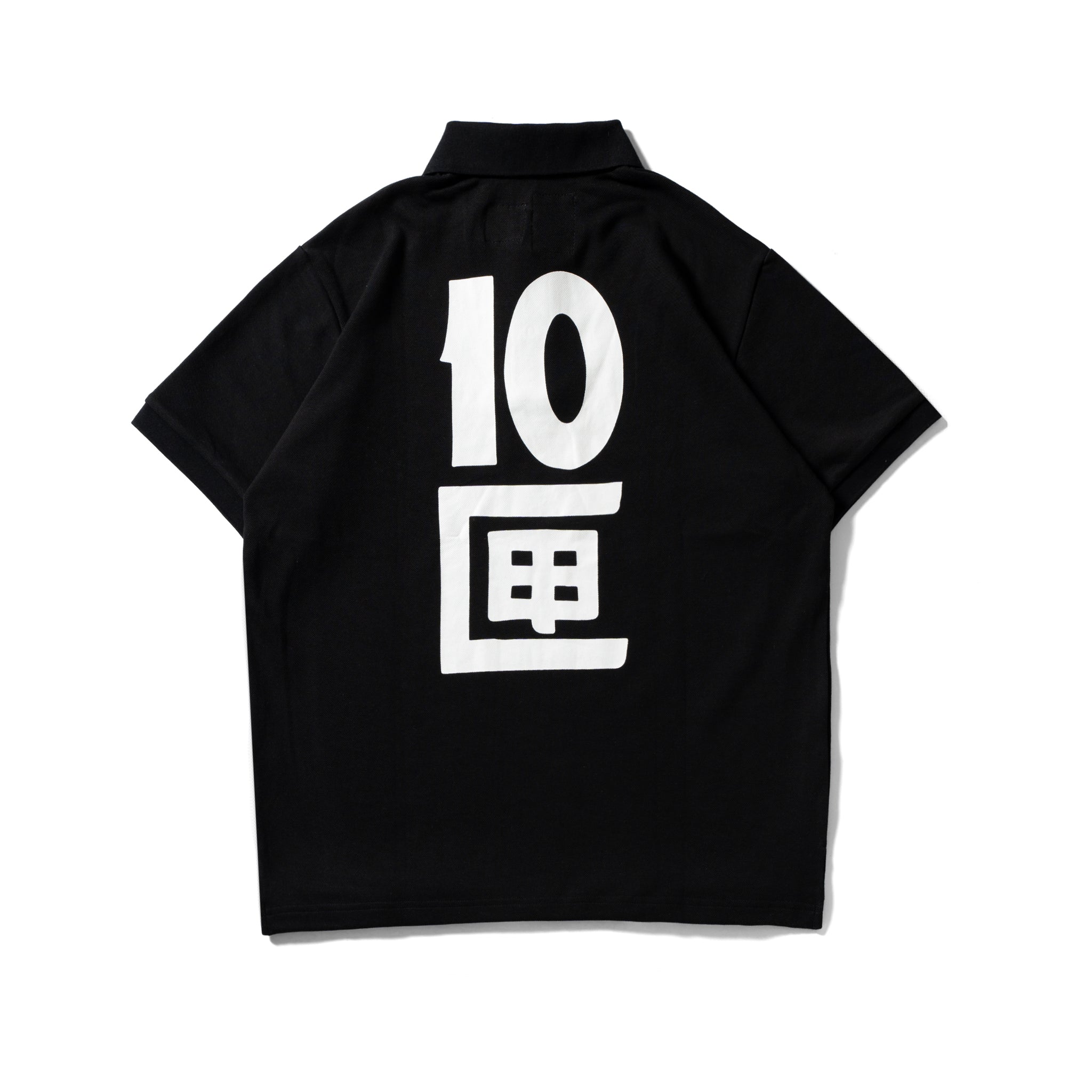 Local GOLF × 10匣 | OG Logos S/S POLO | Black