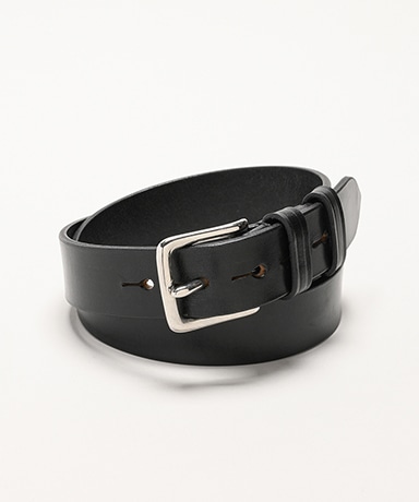 1.25 Inch West End Buckle Saddle Leather Belt - Nickel(32(MEN