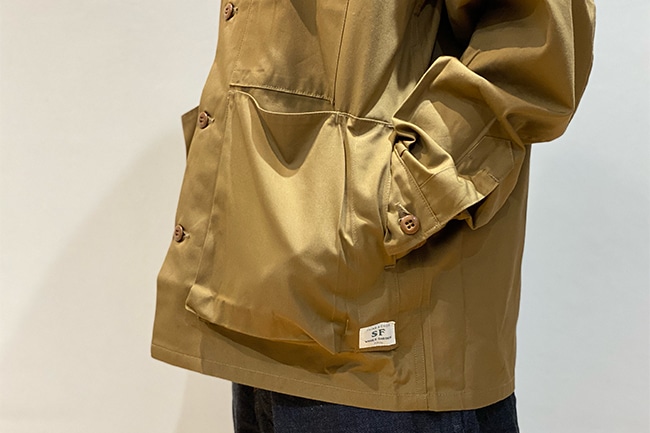 SASSAFRAS/ササフラス】Digs Crew Half-Poplin
