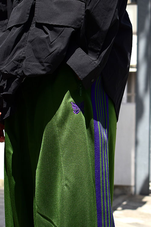 NEEDLES[ニードルズ] 23AW H.D.Track Pant Poly Smooth (IVY GREEN