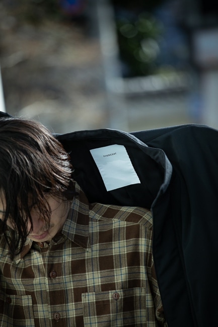 OVERCOAT [ オーバーコート ] Wool Gabardine Mods Coat With Batting