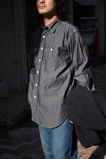 ENGINEERED GARMENTS/エンジニアドガーメンツ】Work Shirt - Cotton
