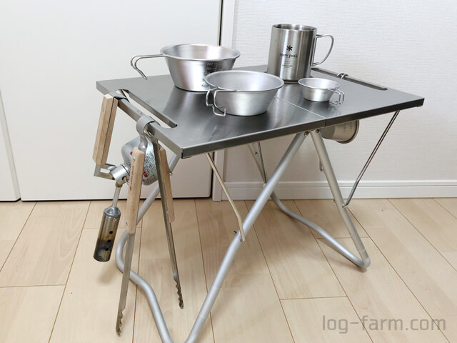 LFE TMT+DECK2+ peak 焚火Myテーブルセット！ LFE TMT+DECK2+ peak