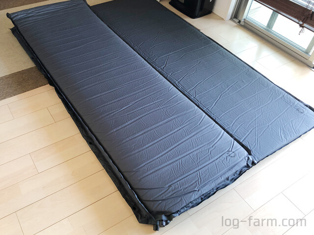 QuickCamp インフレーターマット 5cmシングル 車中泊マット 5cm