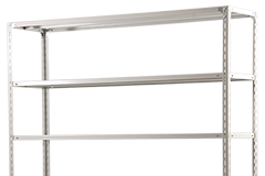 軽量スチール棚 らくらく組立 | ロジスチール