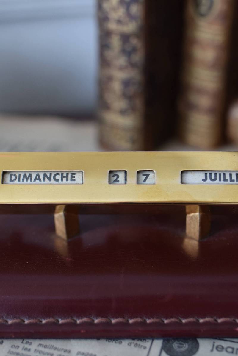 ヴィンテージカレンダー.3 万年カレンダー フランス ディスプレイ雑貨