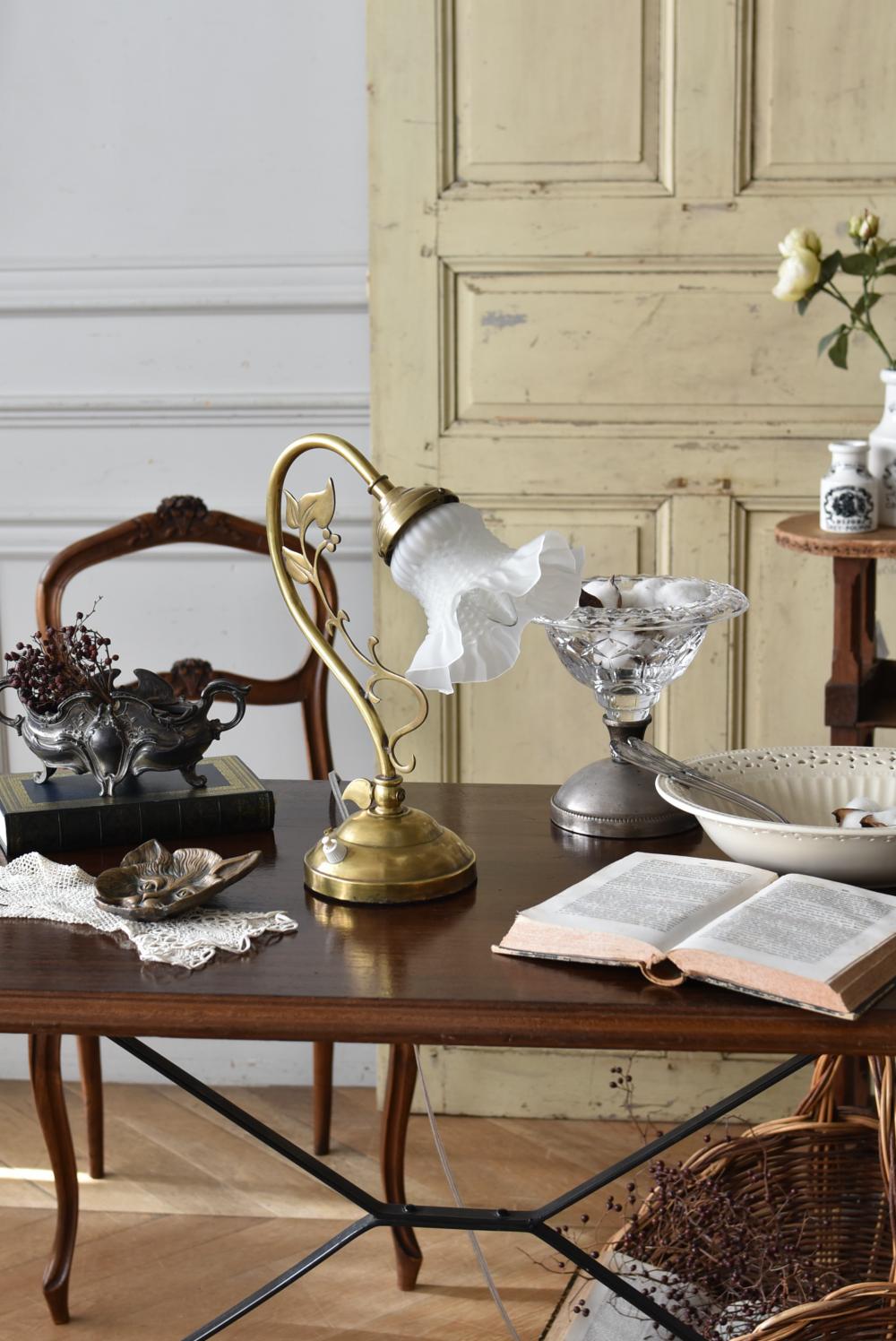 フランスアンティーク照明 デスクランプ テーブルランプ