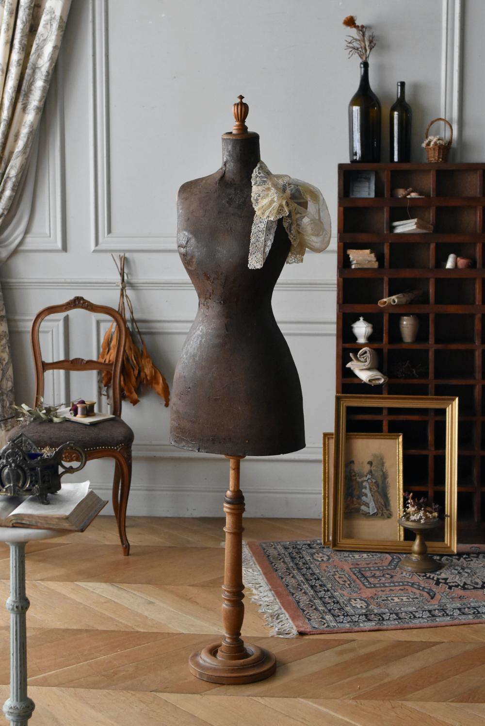 フランスアンティーク家具 アンティークトルソー.21 マネキン