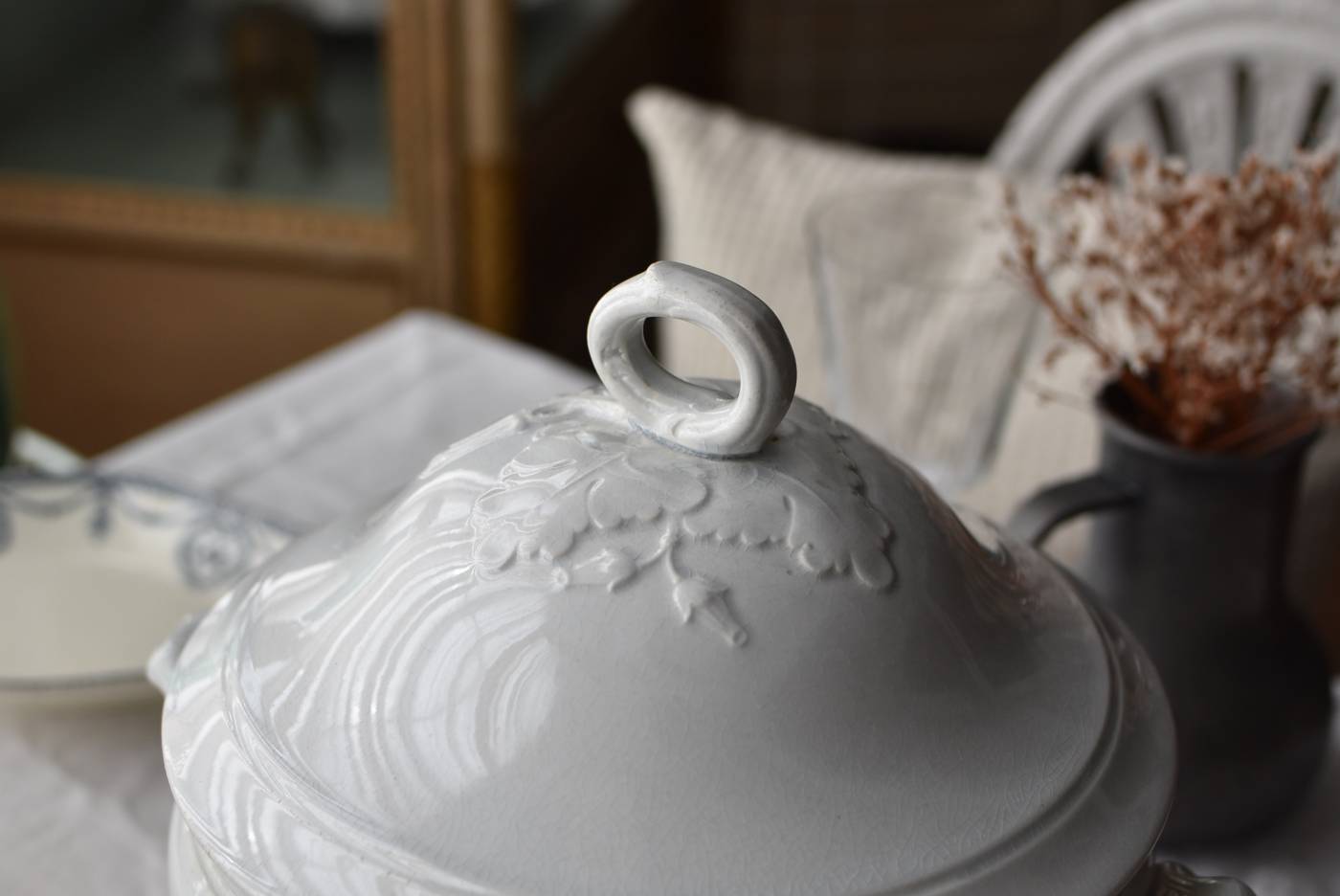 スーピエール2.Choisy le Roi フランスアンティーク雑貨 小物入れ