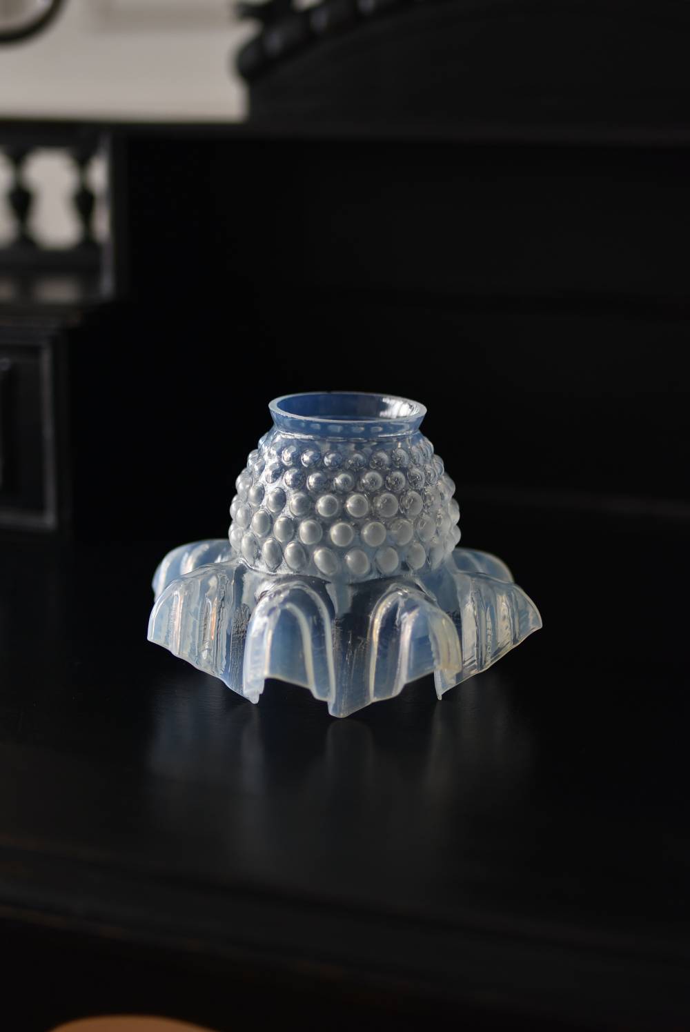 アンティーク照明 フランス オパールセントガラスシェードランプ.2 1灯