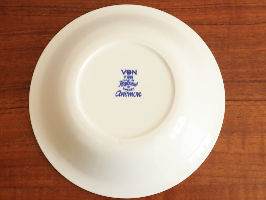 Rörstrand アネモン スーププレート 〈ブルー〉④ – loppehopper