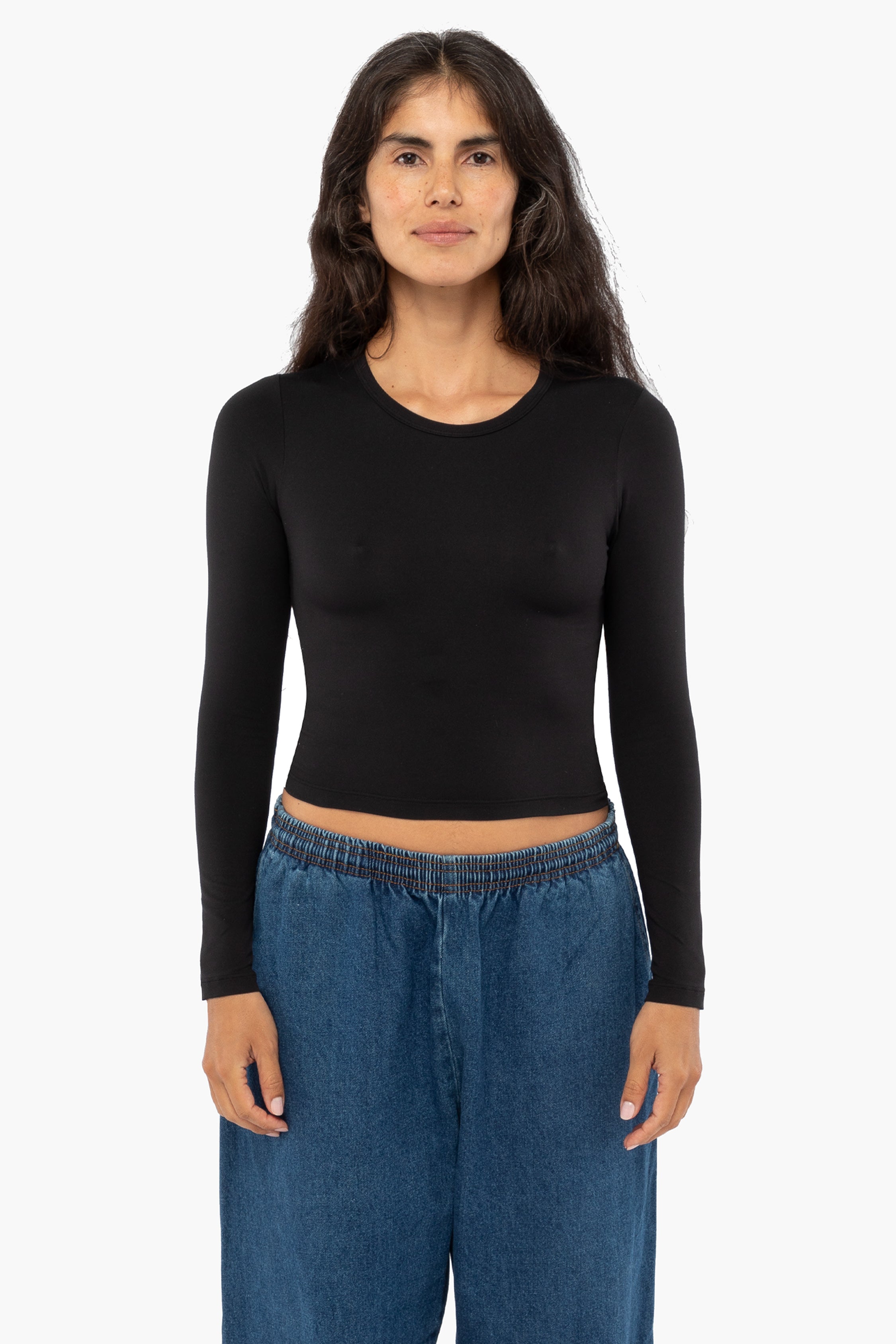 RSNJ107 - UPF40 Long Sleeve Crew Neck T-Shirt – Los Angeles Apparel