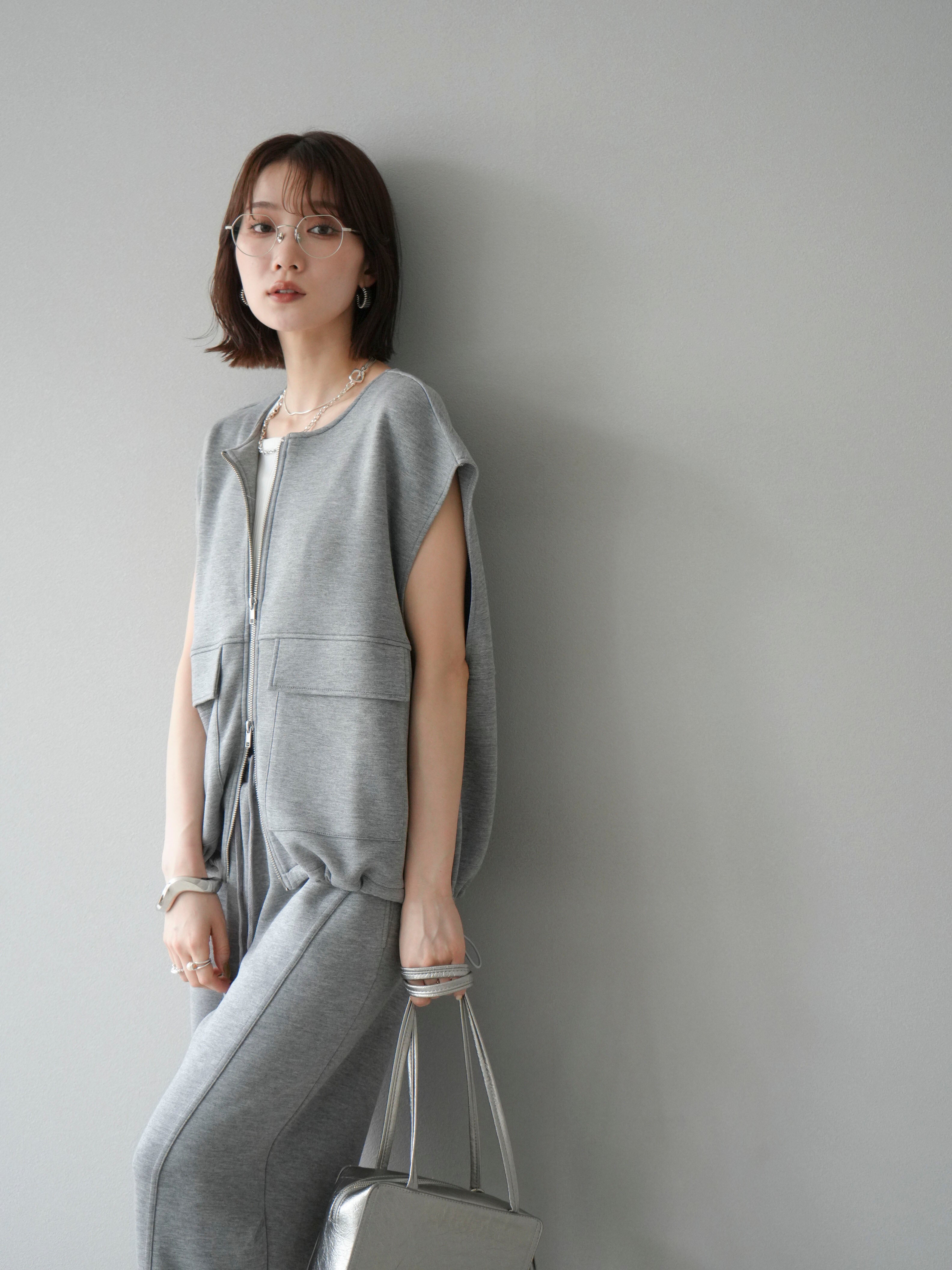 SET]ライトポンチZIPブルゾン+ライトポンチカーブパンツ(2set) – Lumier