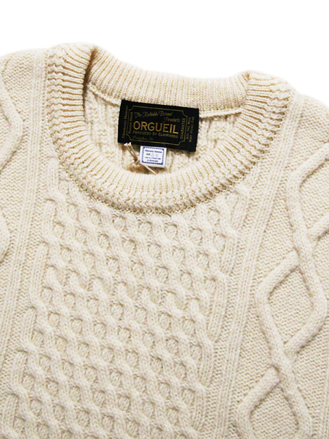 ORGUEIL（オルゲイユ） 】 ケーブルニットベスト [ Cable Knit Vest