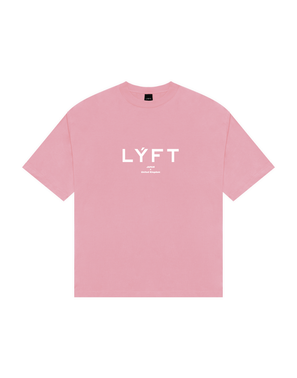 LÝFT Logo Big T-Shirt V.2 - Pink