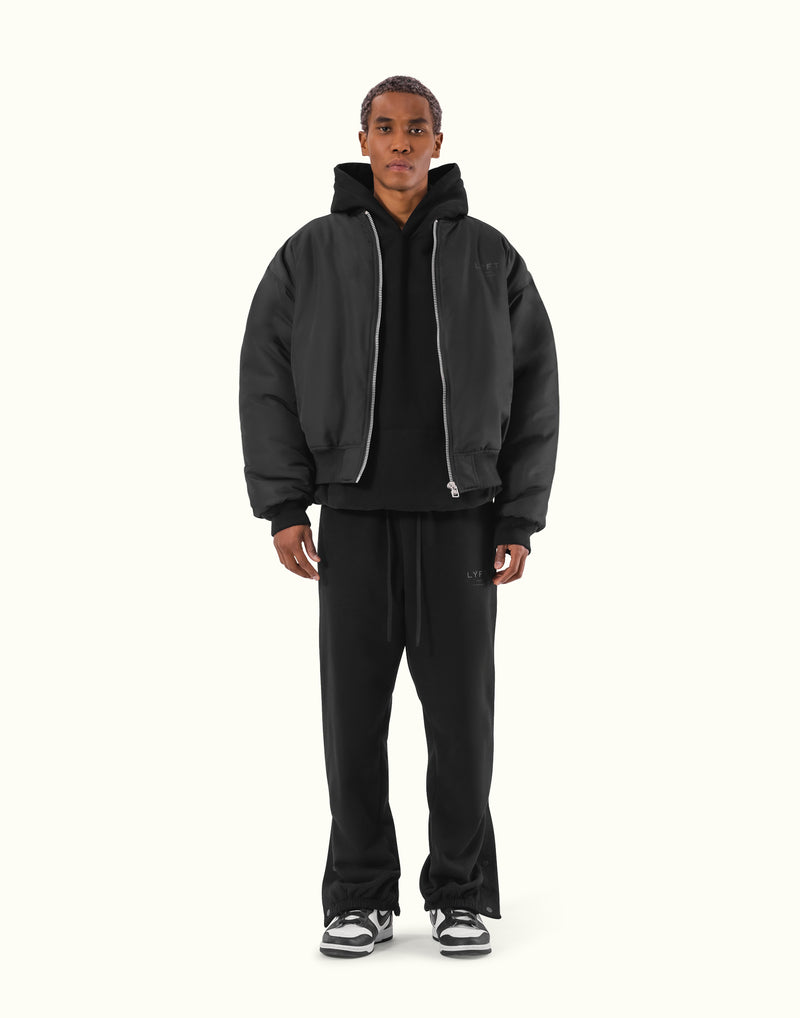 Oversize Puffer Jacket - Black – LÝFT