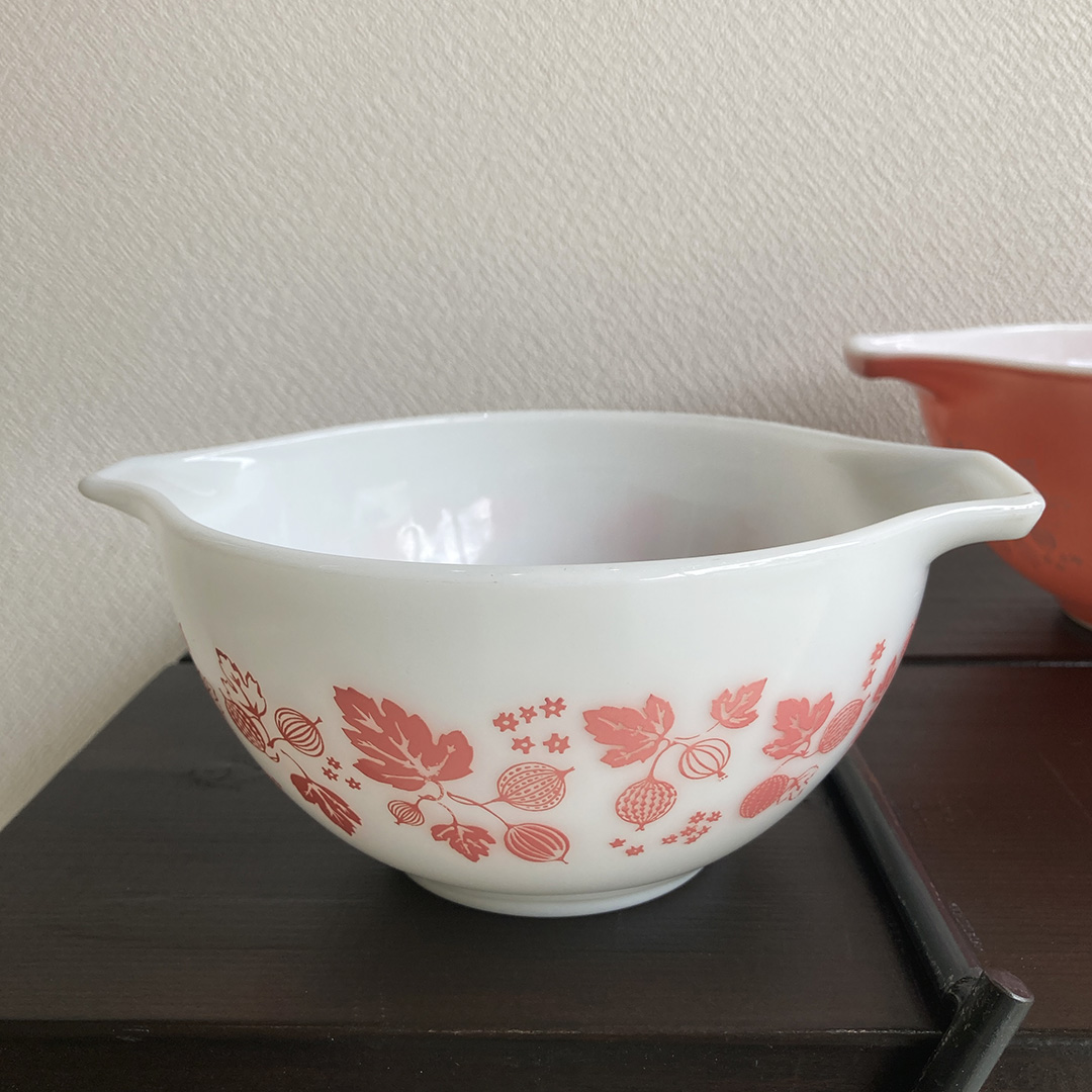 シンデレラミキシングボウル グースベリー ピンク Sサイズ 1950～1960