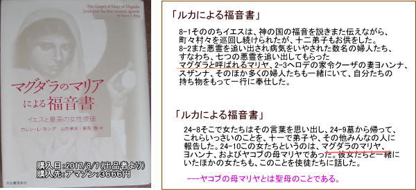14（7-1)「マグダラのマリヤによる福音書（全文）」