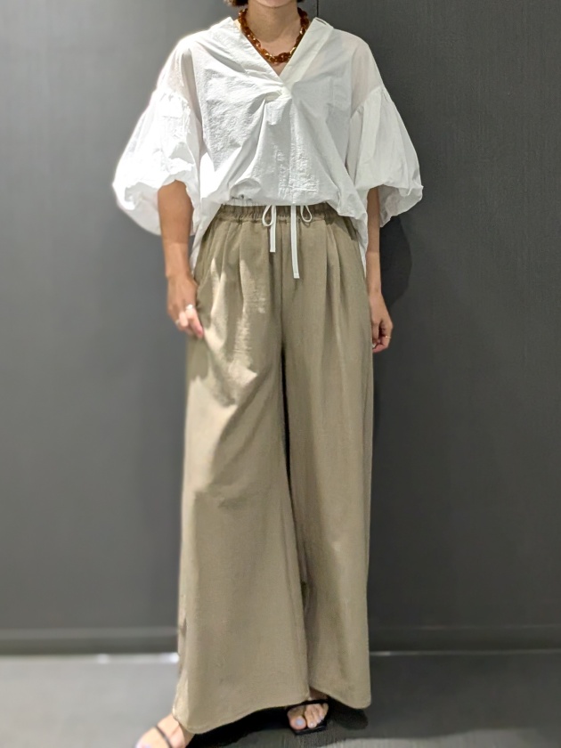 MONILE】モニーレ ダブルウエストワイドパンツ | MANO（マーノ）｜公式