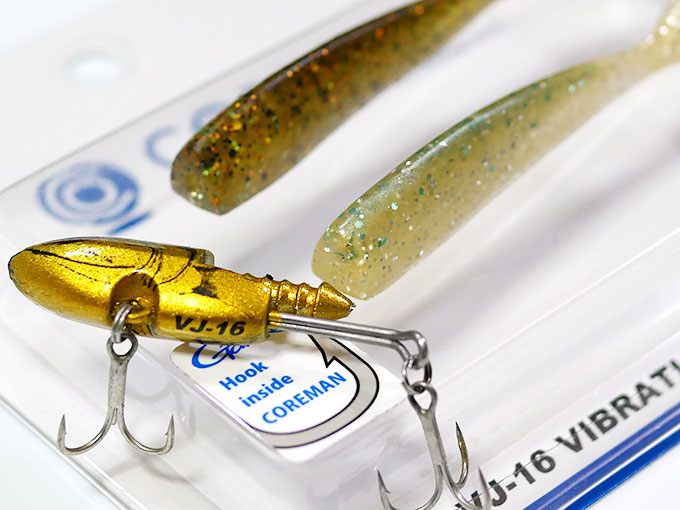 コアマンVJ-16にアルカリシャッドを真っ直ぐ刺す方法！！