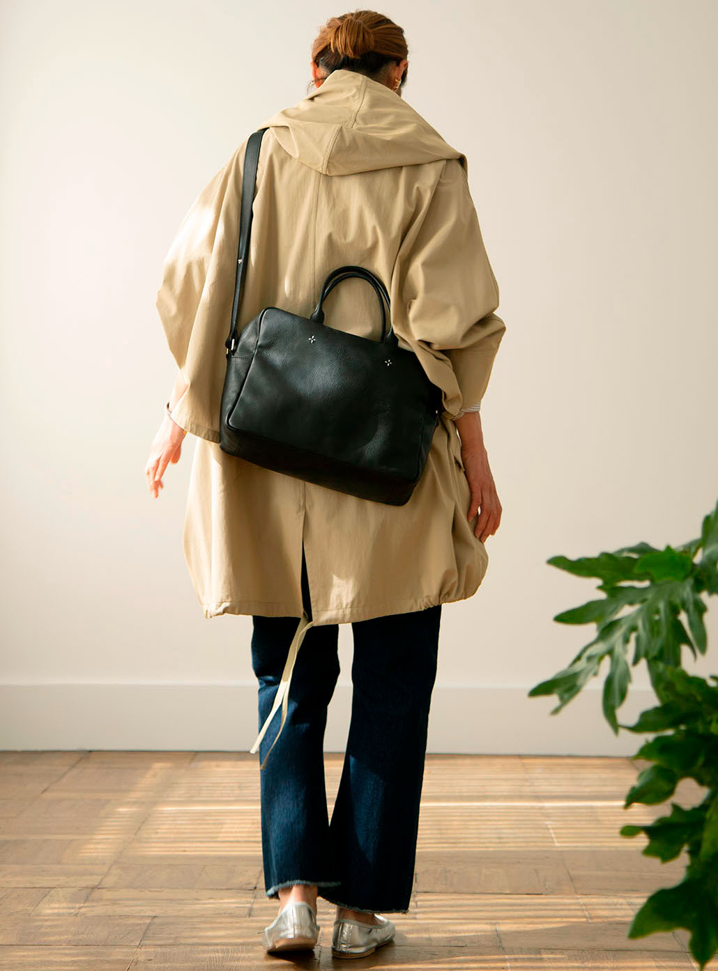 予約】「おかかえバッグ」ブラック「okakaebag」soutiencollar（ステン