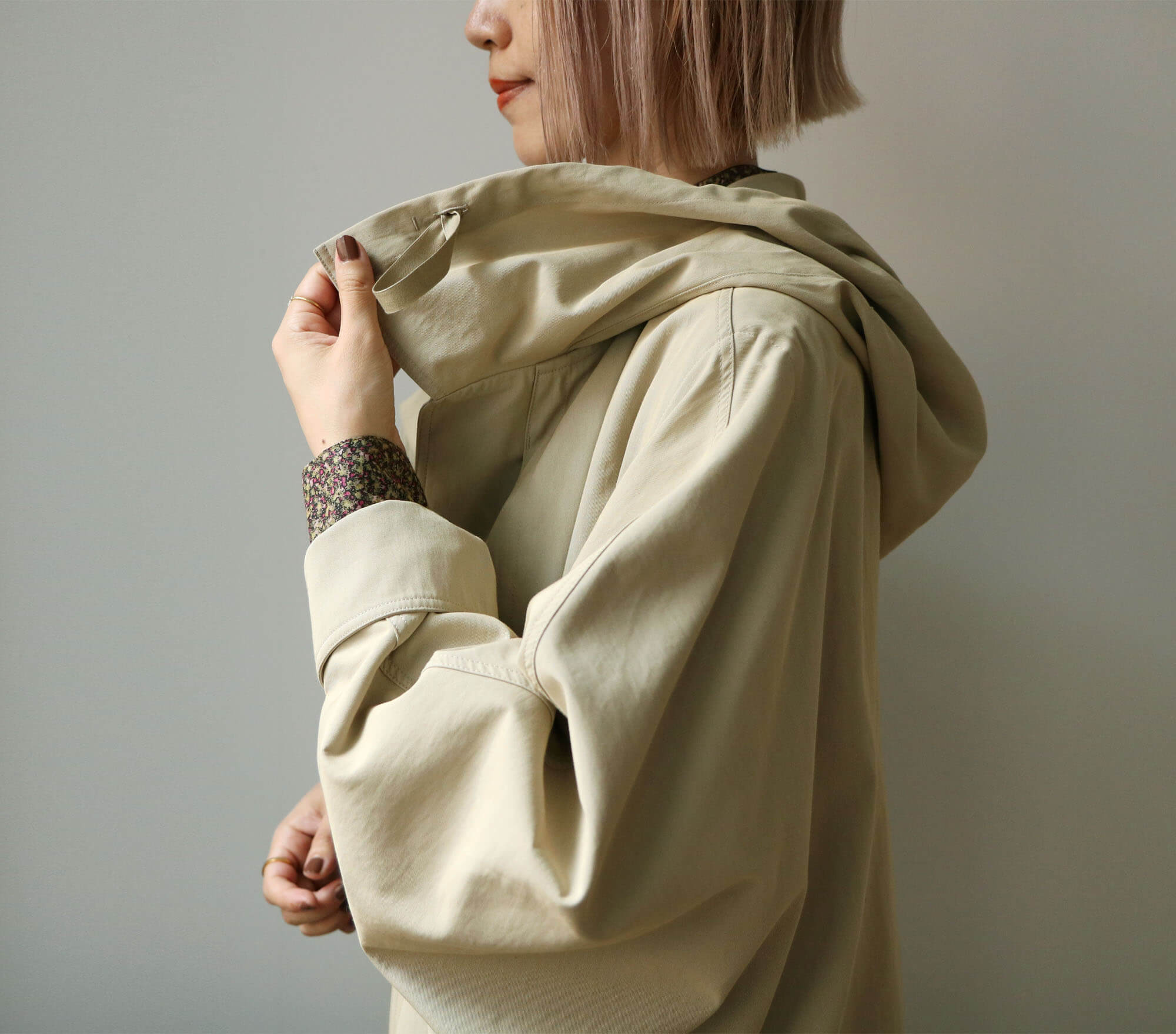 ル アーブルポンチョ」「Le Havre poncho」soutiencollar（ステン
