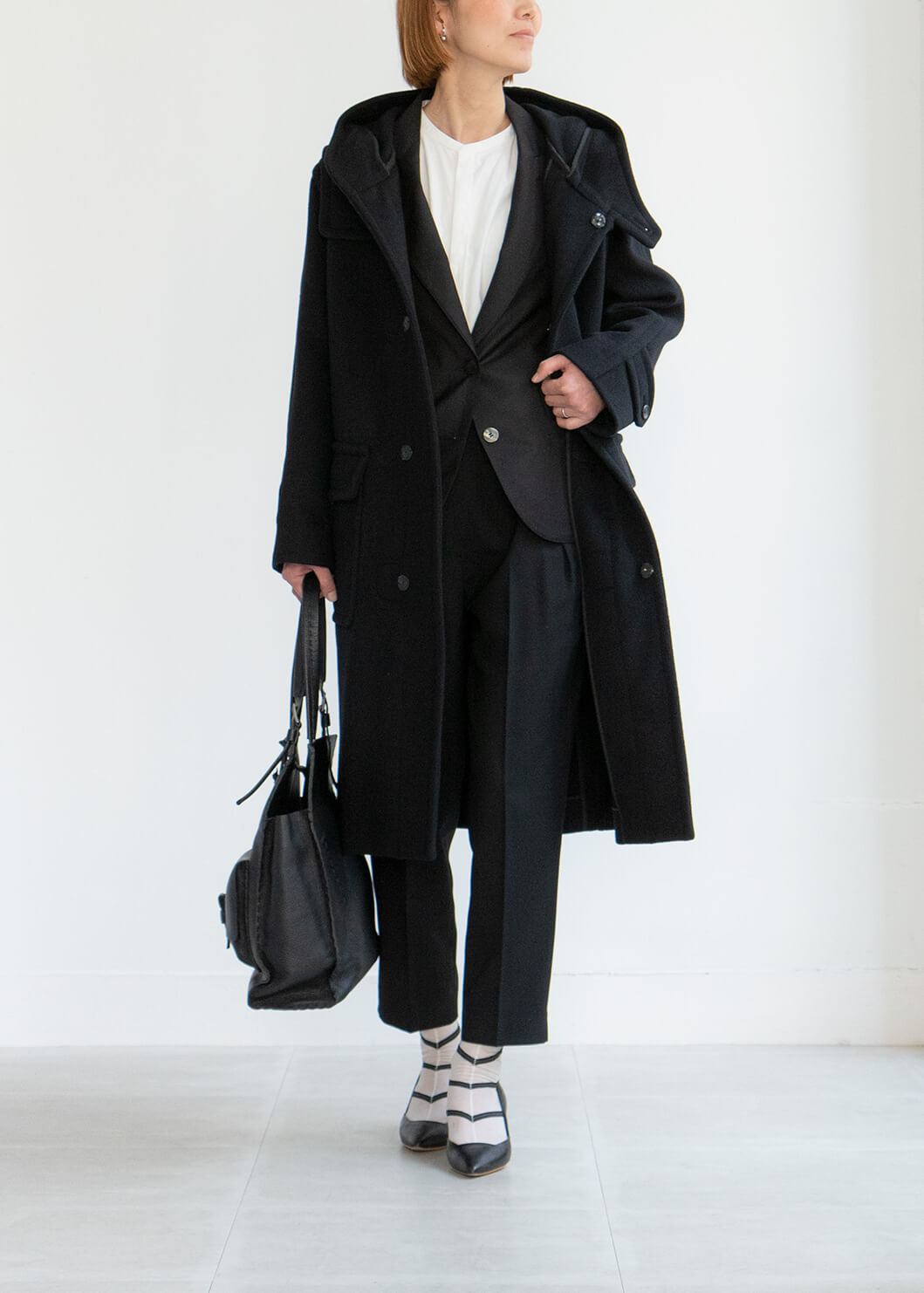 シルキーダッフル」「Silky duffel」soutiencollar（ステンカラー