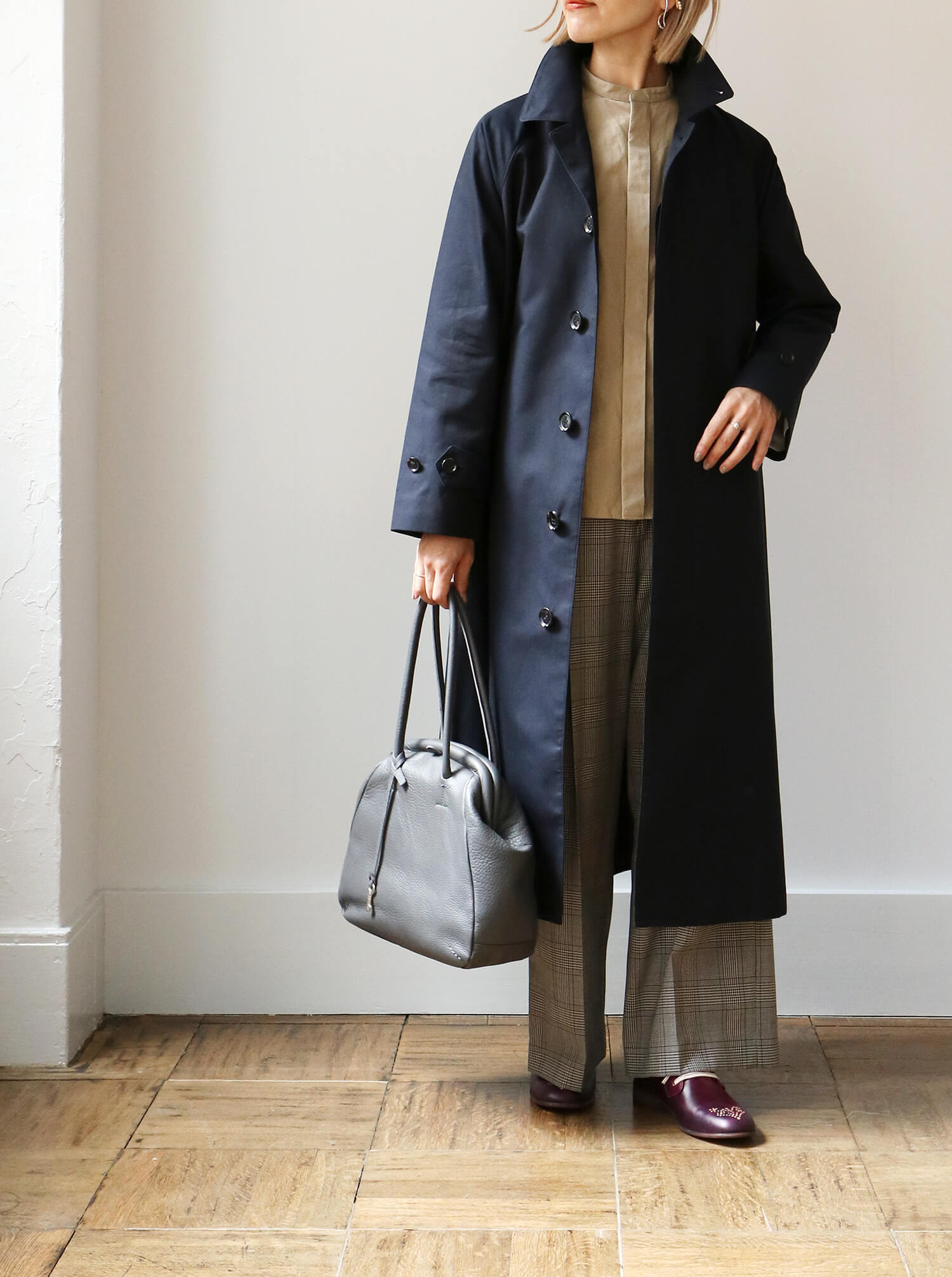 予約】3月下旬～4月初旬頃入荷予定「しっくりバッグ グレー