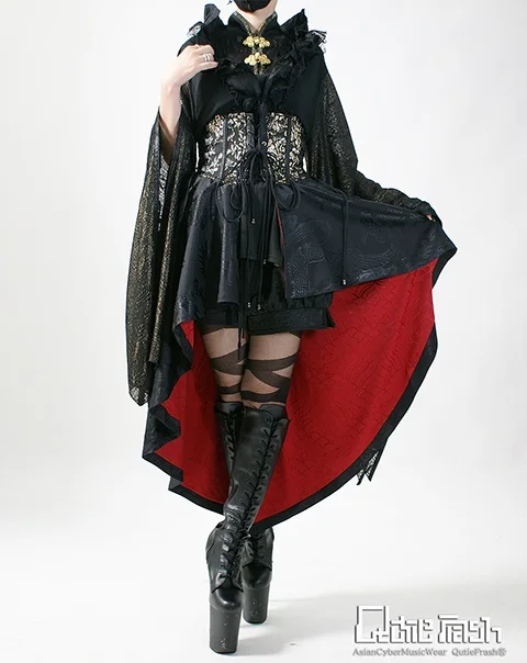 Qutie Frash】 後ろロングラップコルセット -TyCHE iero(旧KERA SHOP