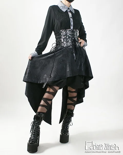 Qutie Frash】 後ろロングラップコルセット -TyCHE iero(旧KERA SHOP