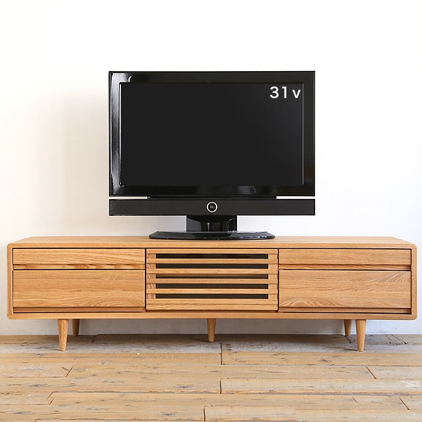 KW テレビ台 テレビボード 北欧 125 150 180 ハイタイプ 木製 無垢