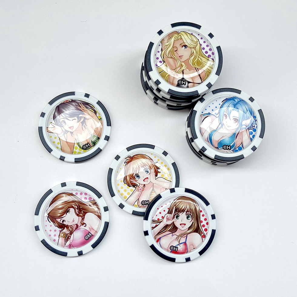 平和キャラクター チップモチーフゴルフマーカー【レイコ】 | キュイン